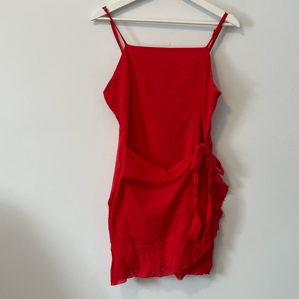 Princess Polly Red Wrap Dress